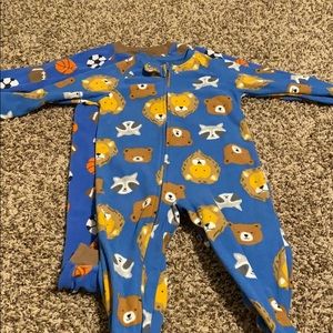 Two pair fleece pajamas